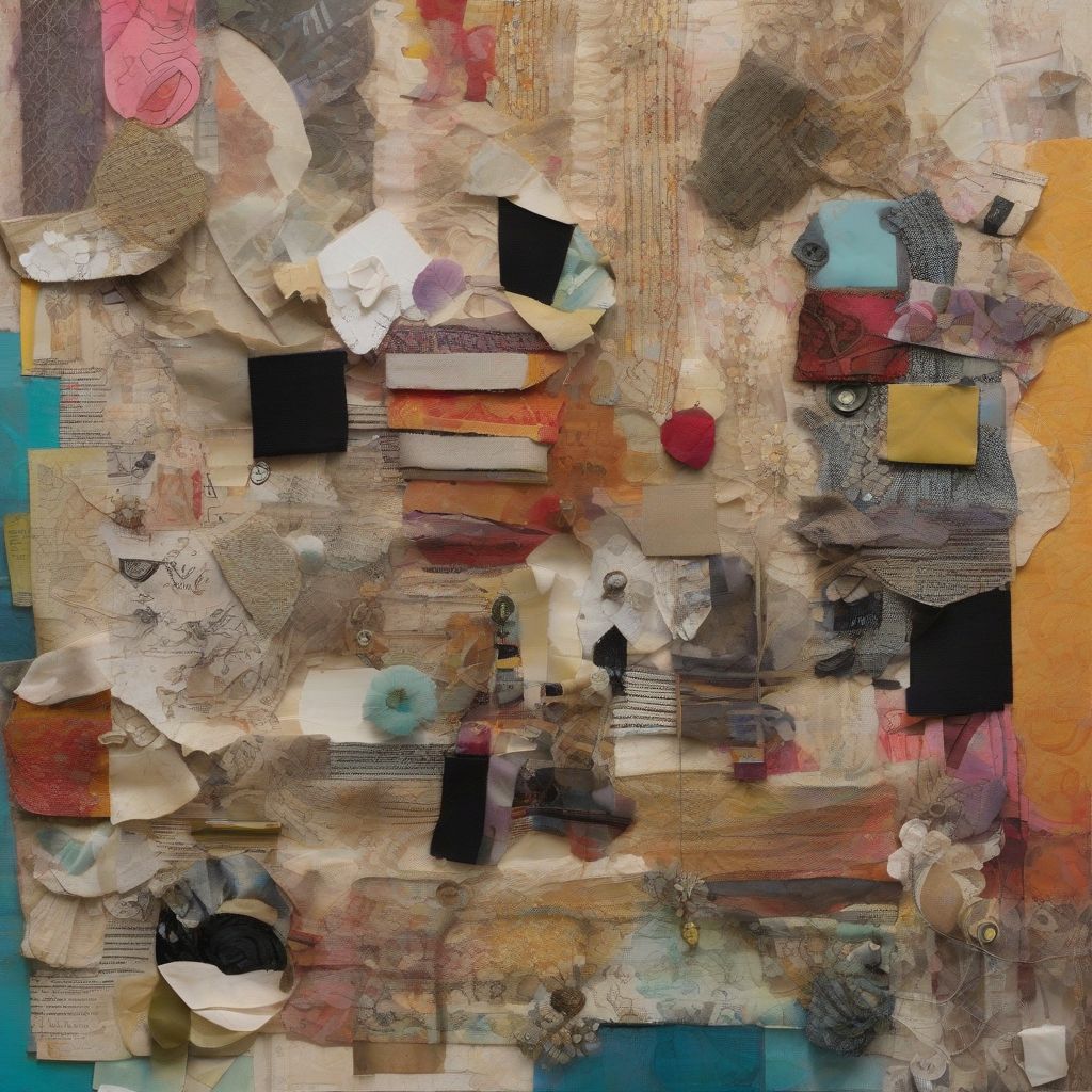 The Role of Collage and Composition in Mixed Media