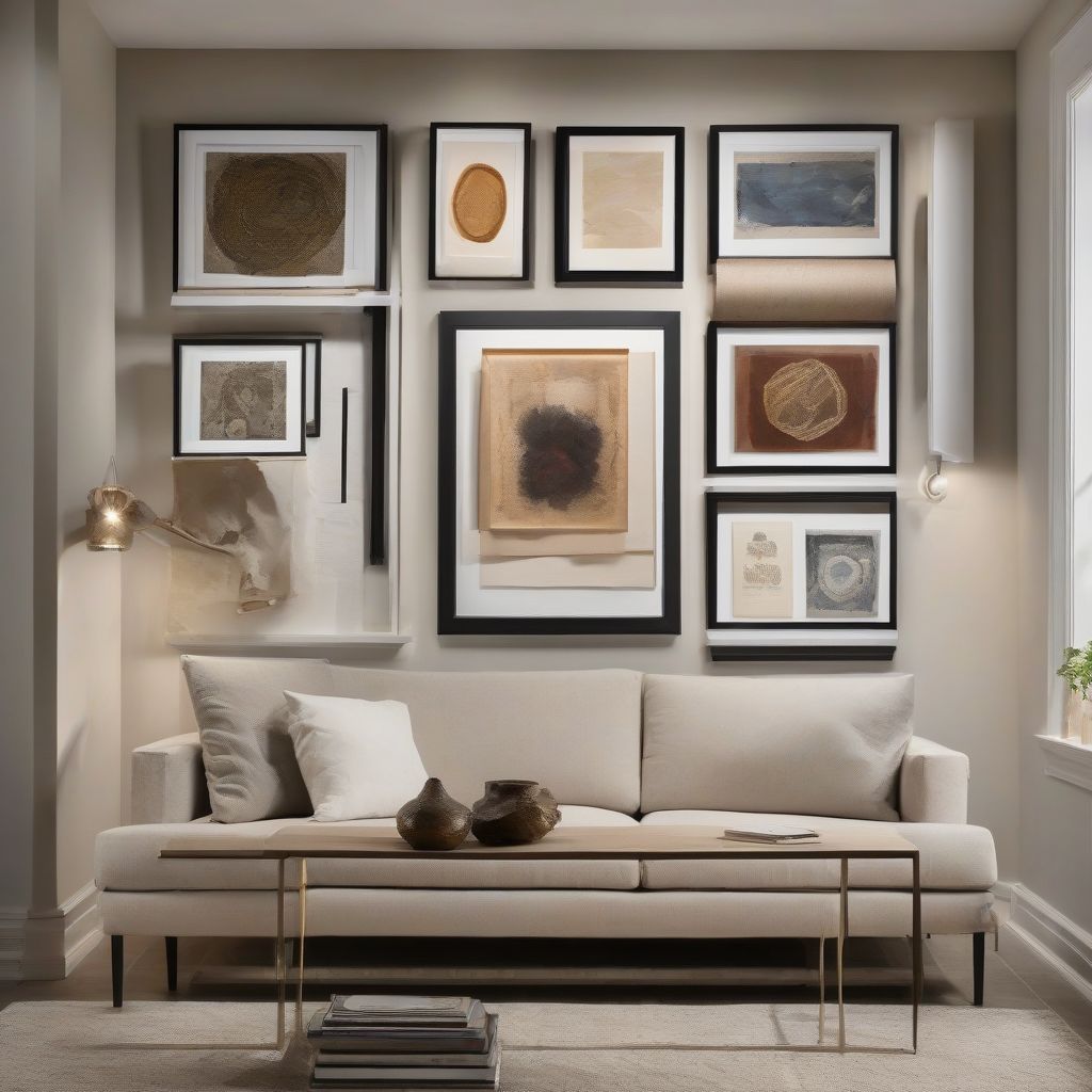 Displaying Mixed Media Artwork