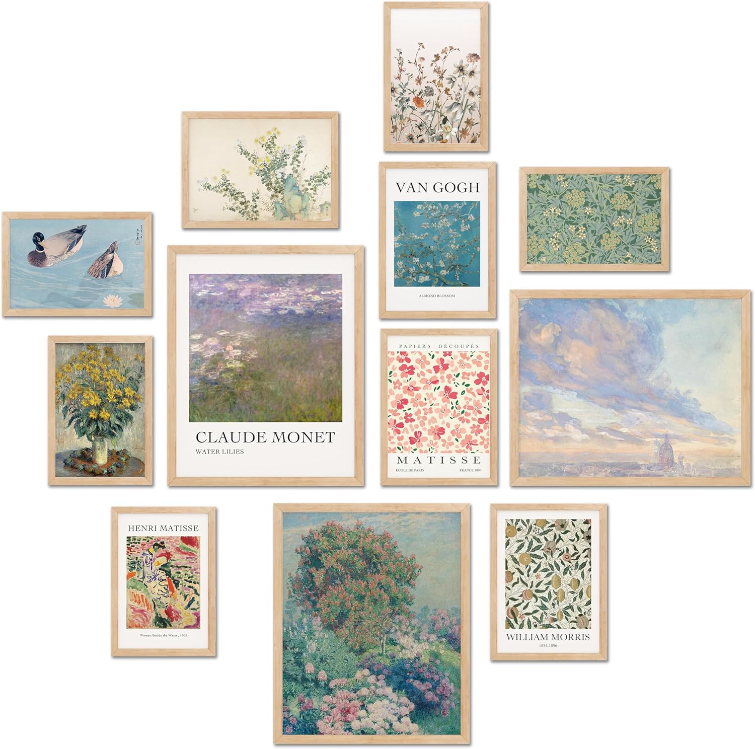 TwoDays Vintage Eclectic Wall Art Prints, Colorful Maximalist Room Decor Aesthetic, Famous Artist Painting Gallery Artwork Posters for Dorm. (Multi Sizes, 8