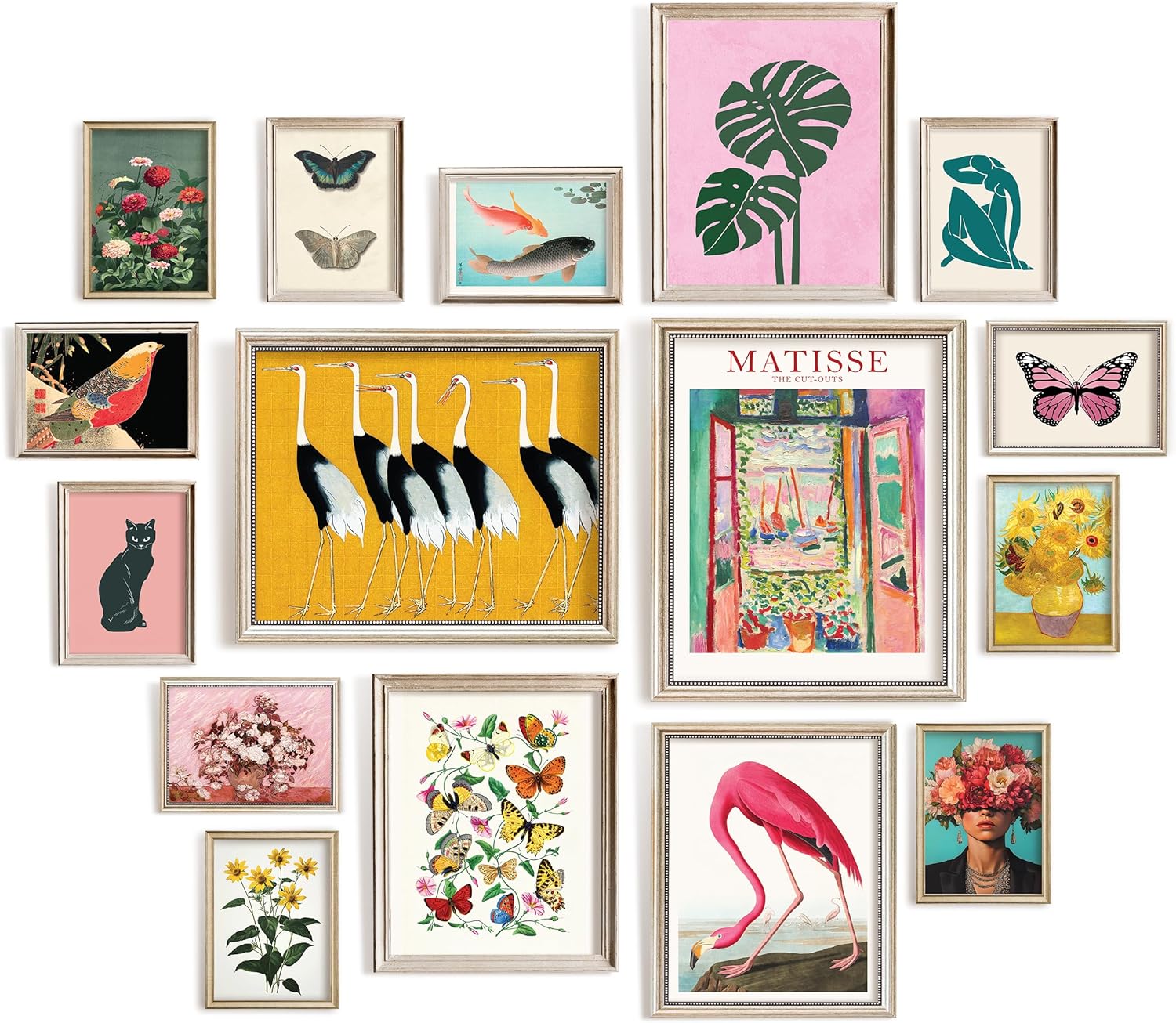 97 Decor LARGE11x14 Eclectic Wall Art Prints - Large Maximalist Wall Decor, Colorful Home Decor Funky Prints For Wall Decor Aesthetic, Trendy Gallery Wall Pictures Artsy Room Decor For Bedroom (Unframed)